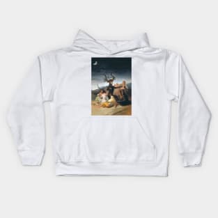 Witches Sabbath by Francisco Goya Kids Hoodie